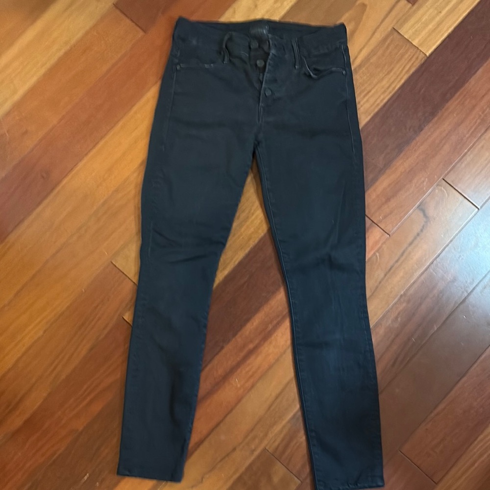 MOTHER Black Skinny Jeans size 25